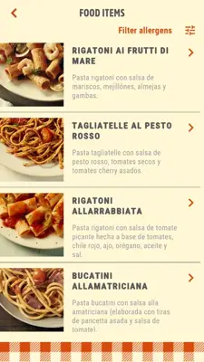 Muerde la Pasta android App screenshot 8